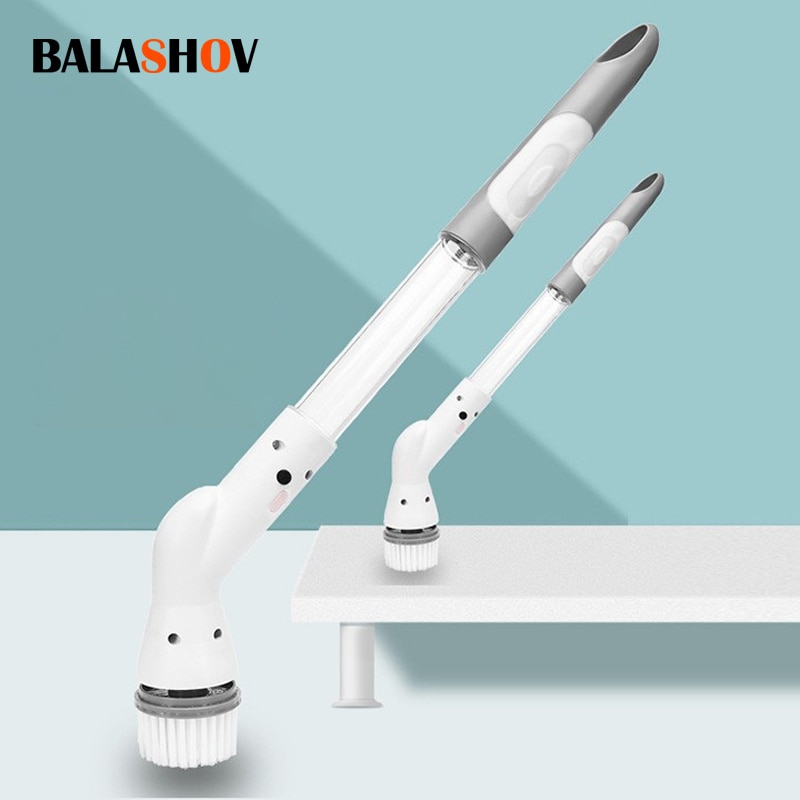 Home Bathroom Cleaner - Multifunctional Electric Cleaning Brush USB Charging