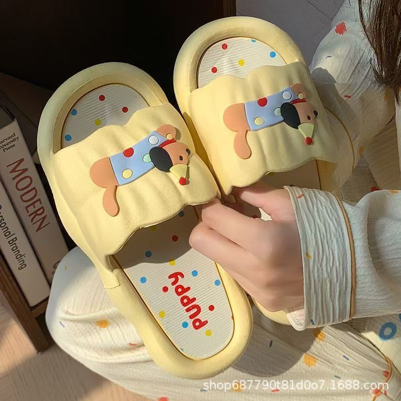 Your Home Bathroom - Cartoon Hot Dog Slippers for Women