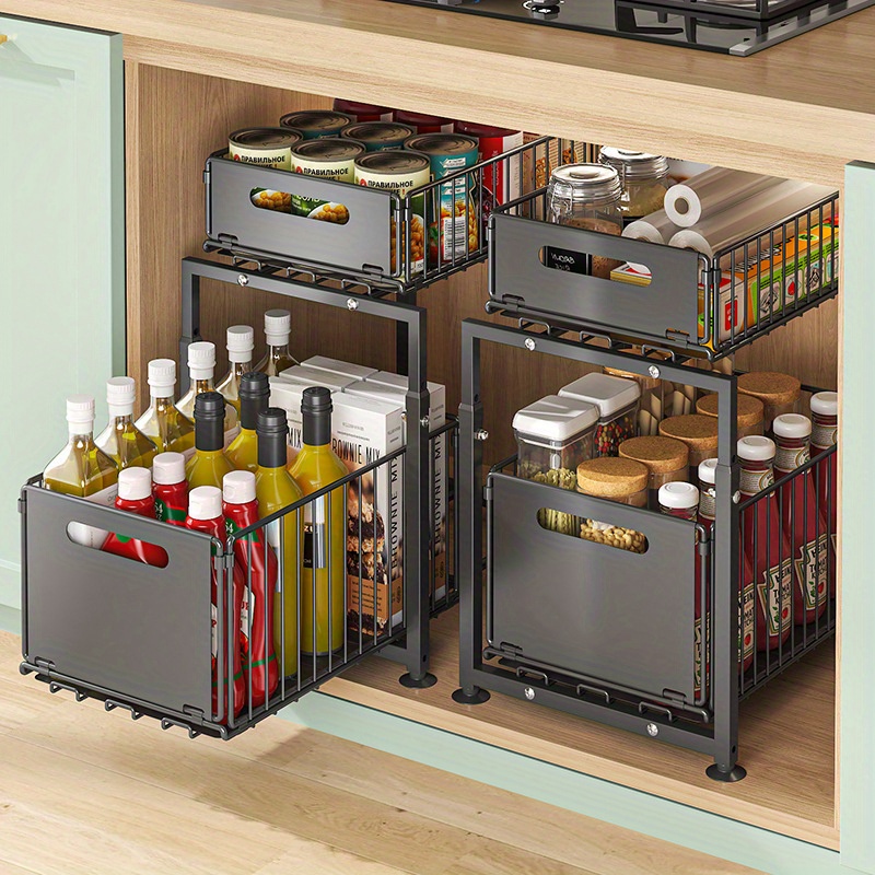 Home Depot Bathroom Sink - 2 Tier Slide Out Cabinet Organizer