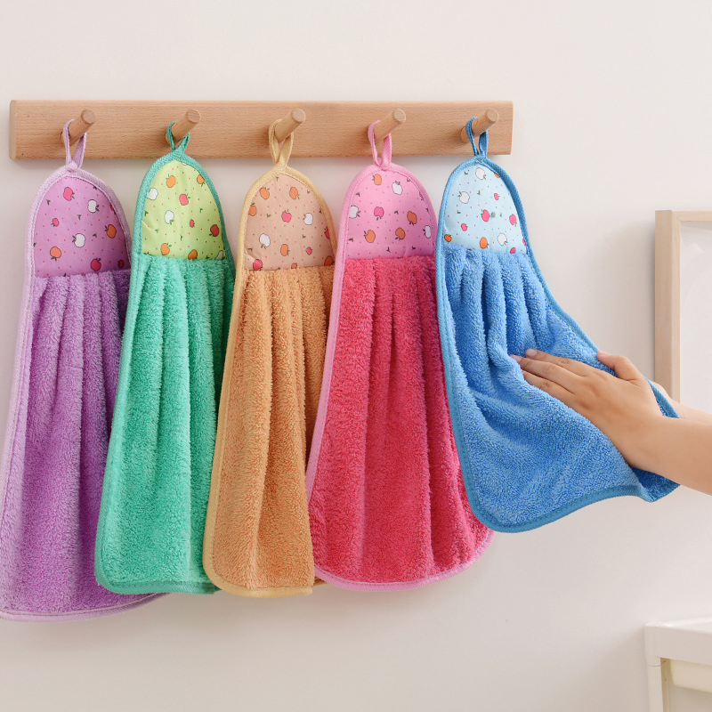 Home Bathroom Cleaner - 4pcs Small Hand Towels for Kitchen