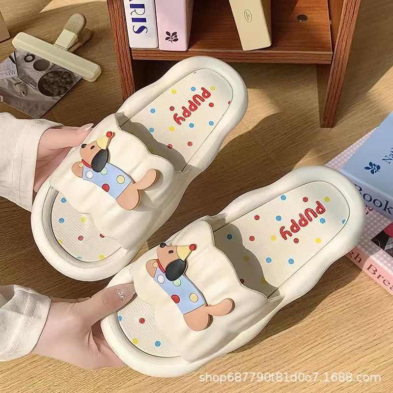 Cartoon Hot Dog Slippers for W - огляд і ціна Your Home Bathroom