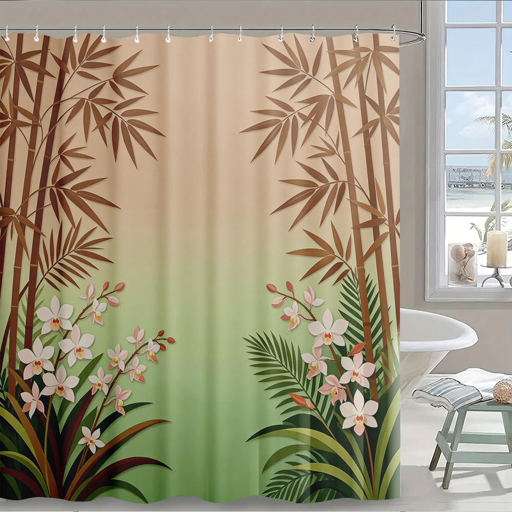 Waterproof Botanical Tropical  - огляд і ціна Home Bathroom Design Ideas