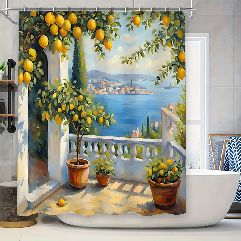 Mediterranean Lemon Garden Sho - огляд і ціна Home Bathroom Design Ideas