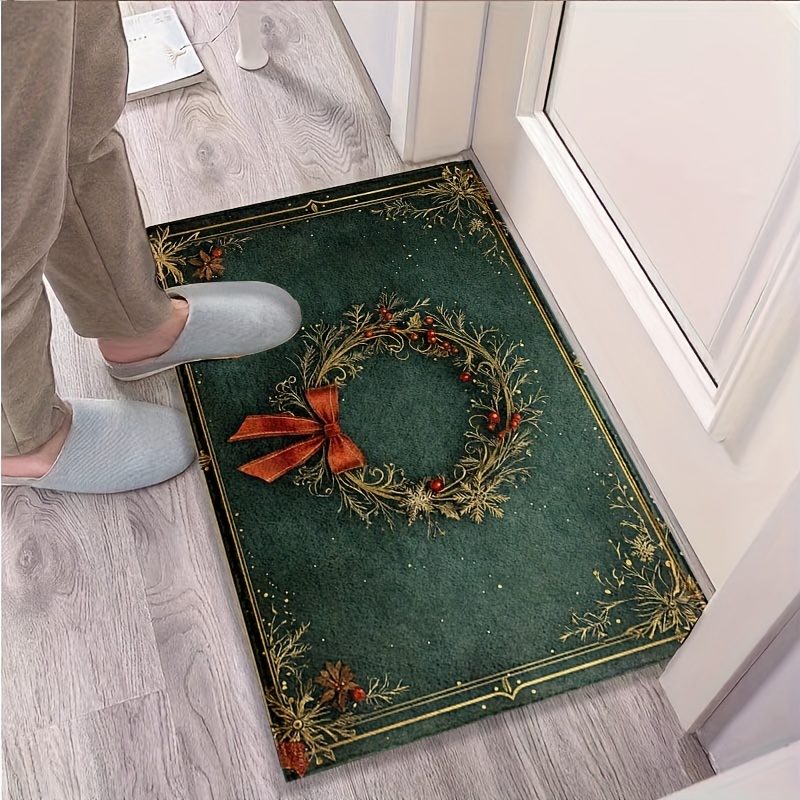 Christmas Wreath Printed Flann - огляд і ціна Home Bathroom Design Ideas