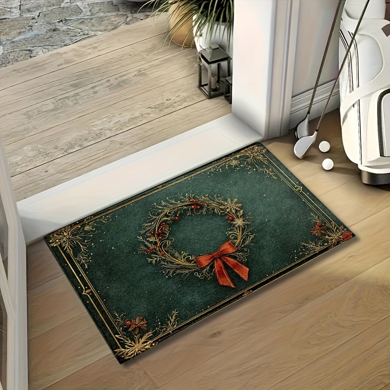 Christmas Wreath Printed Flann - огляд і ціна Home Bathroom Design Ideas
