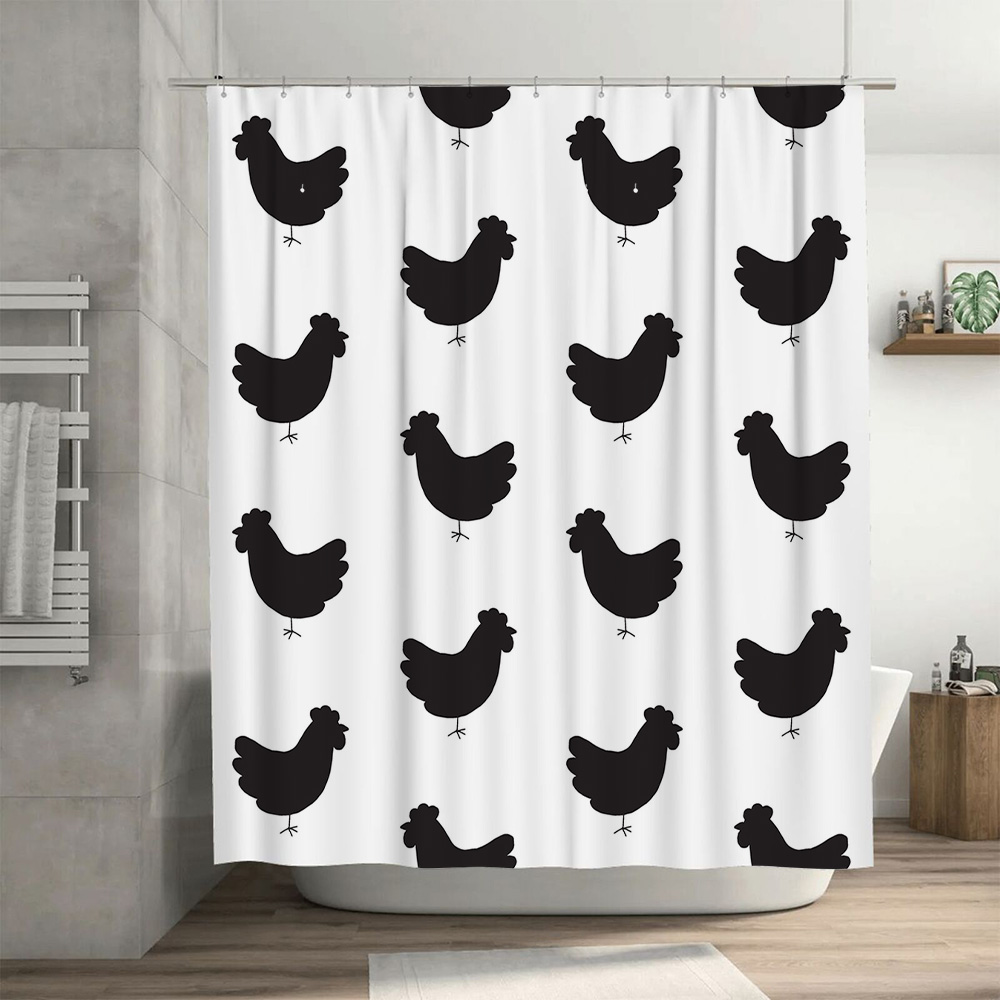 waterproof shower curtain feat - огляд і ціна Home Bathroom Design Ideas