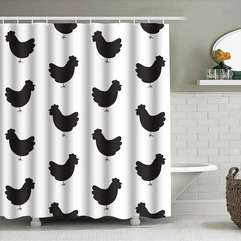 waterproof shower curtain feat - огляд і ціна Home Bathroom Design Ideas