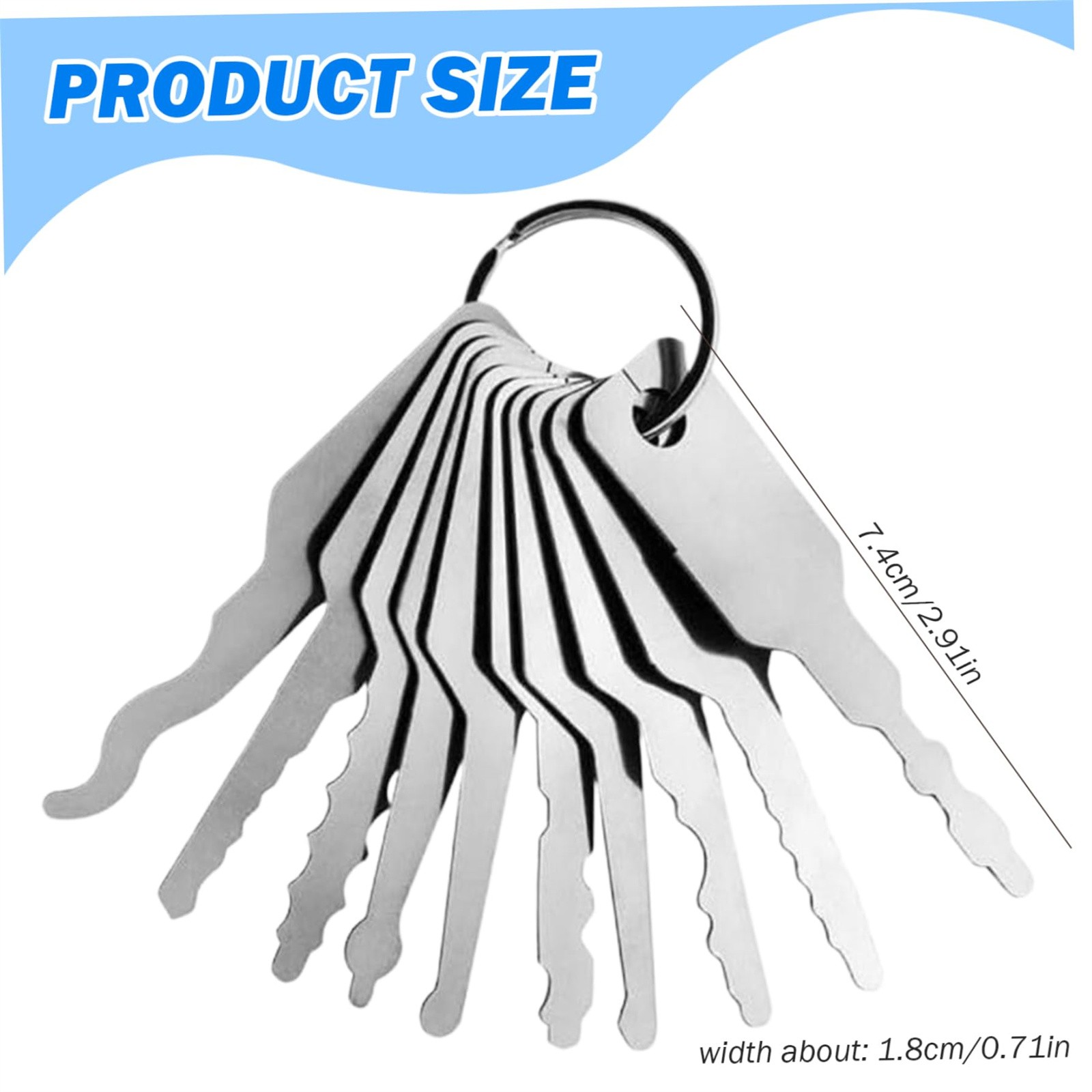 10pcs/Lot Uncut Key Blanks Loc - огляд і ціна Home Bathroom Lock