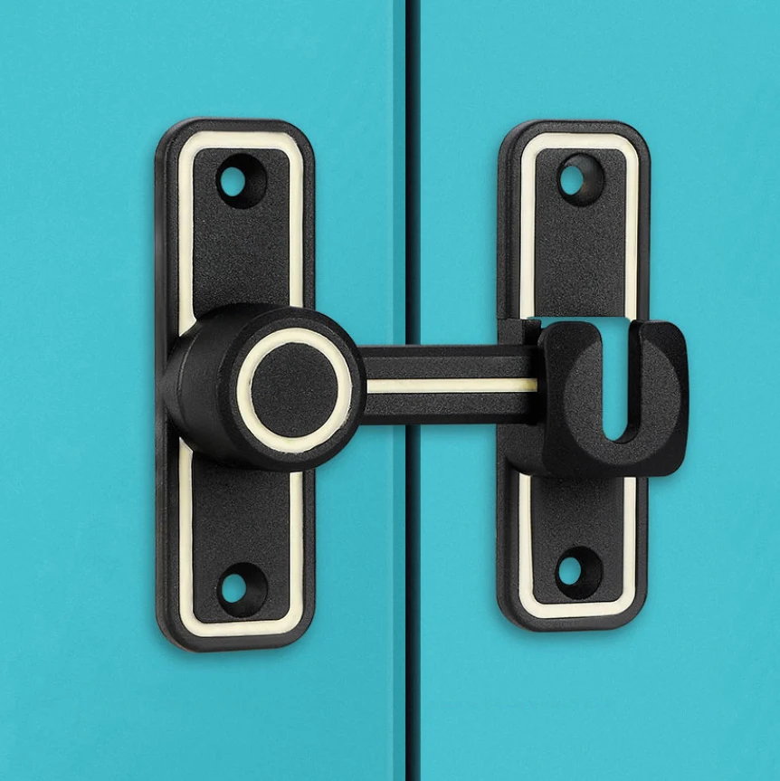 Black Luminous Barn Door Latch - огляд і ціна Home Bathroom Lock