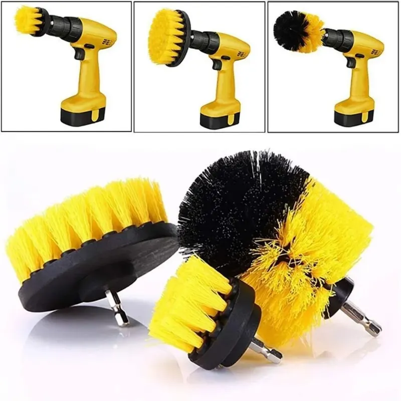 3 pcs/set drill brush set powe - огляд і ціна Home Bathroom Cleaner