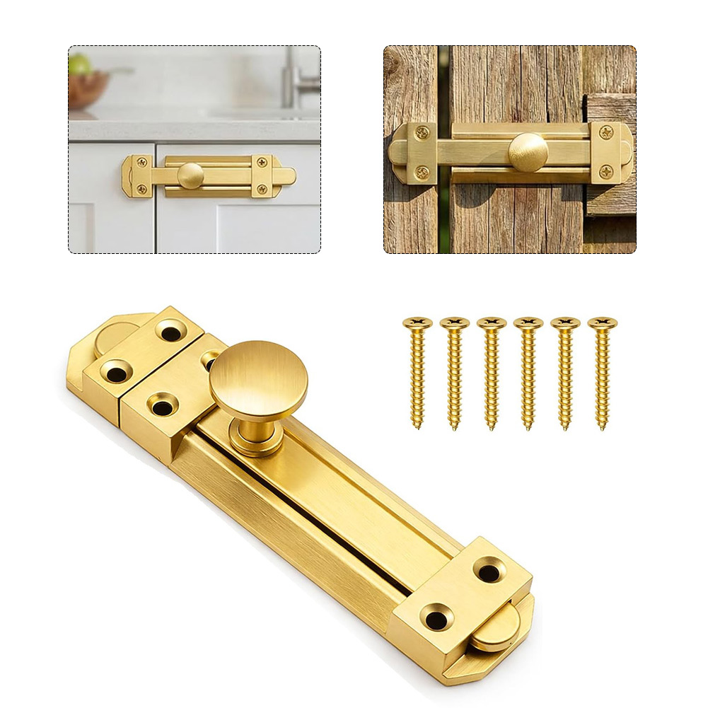 5 Inch Solid Brass Sliding Doo - огляд і ціна Home Bathroom Lock
