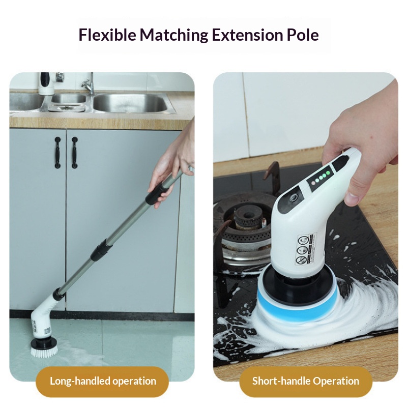 HOMEFISH Cordless Spin Scrubbe - огляд і ціна Home Bathroom Cleaner