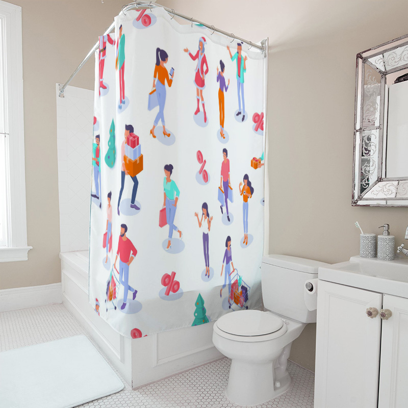 TU Shopping Lovers Shower Curt - огляд і ціна Home Bathroom Design Ideas