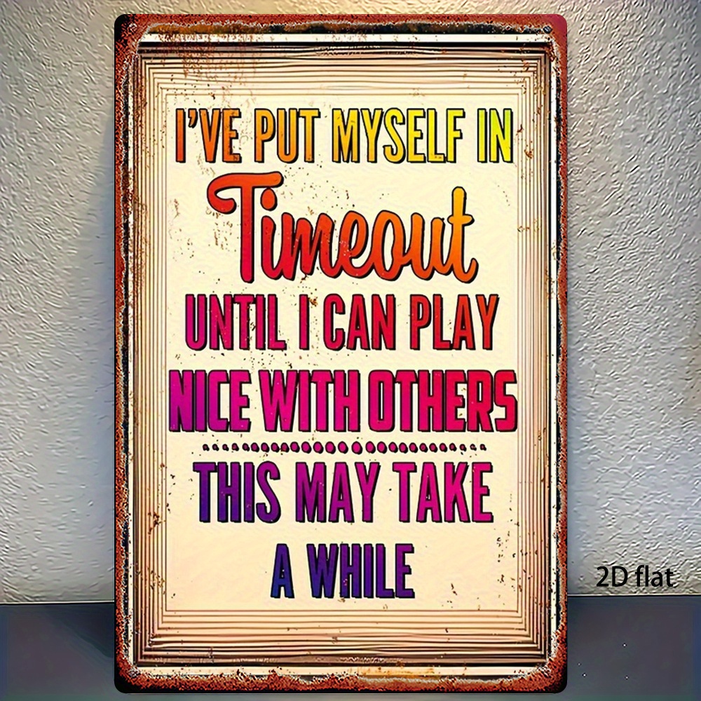 2D Metal Sign, Retro Iron Wall - огляд і ціна Home Bathroom Break