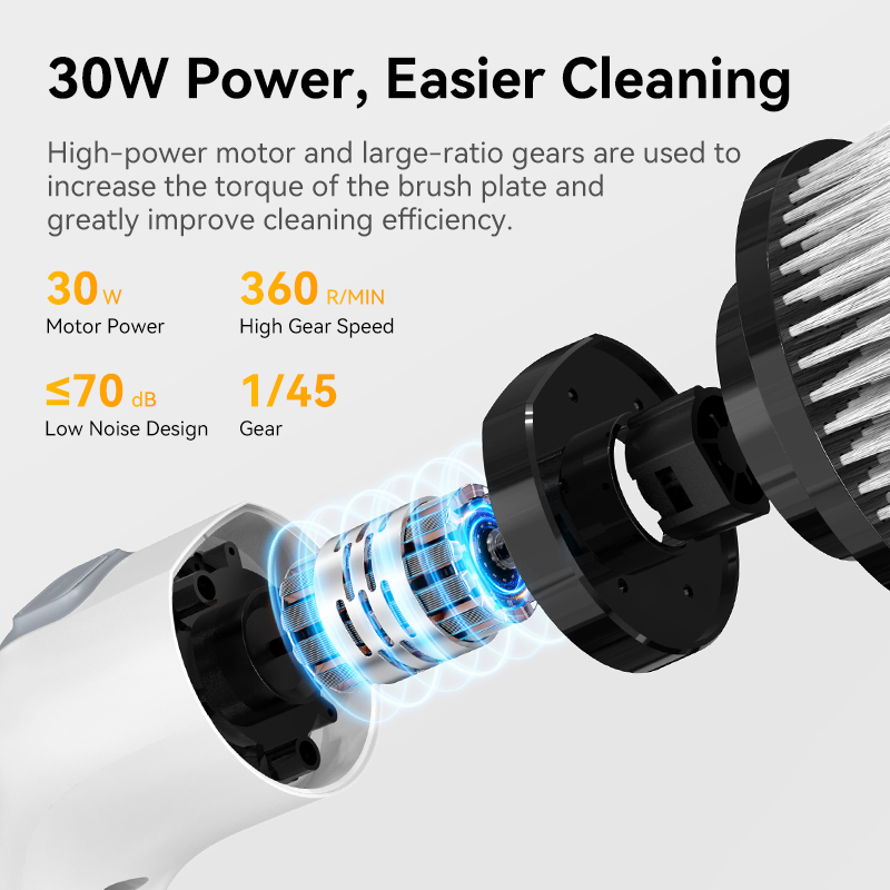Electric Cleaning Brush Cordle - огляд і ціна Home Bathroom Cleaner