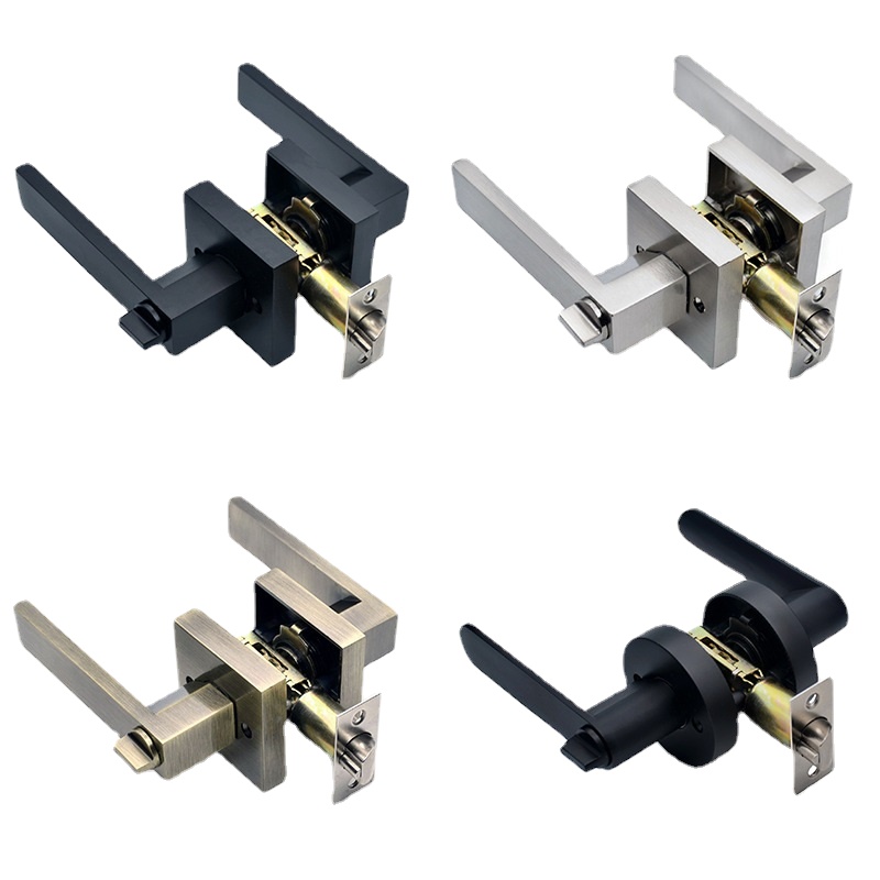 Black Door Handle Door Handle  - огляд і ціна Home Bathroom Lock