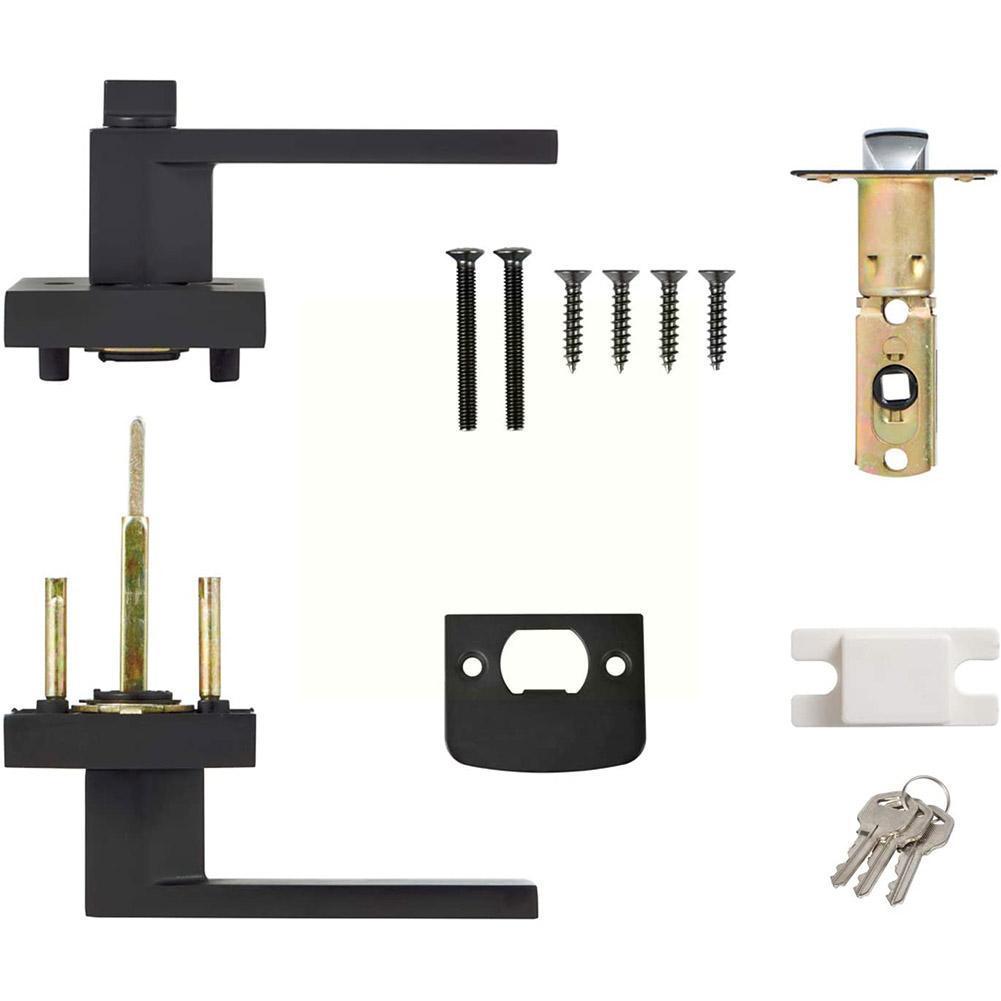 Black Door Handle Door Handle  - огляд і ціна Home Bathroom Lock