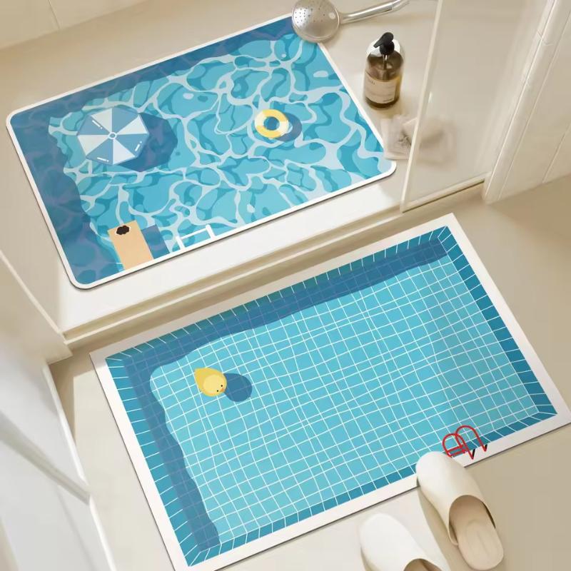 Rubber Bathroom Anti Slip Floo - огляд і ціна Jet Home Bathroom Mats