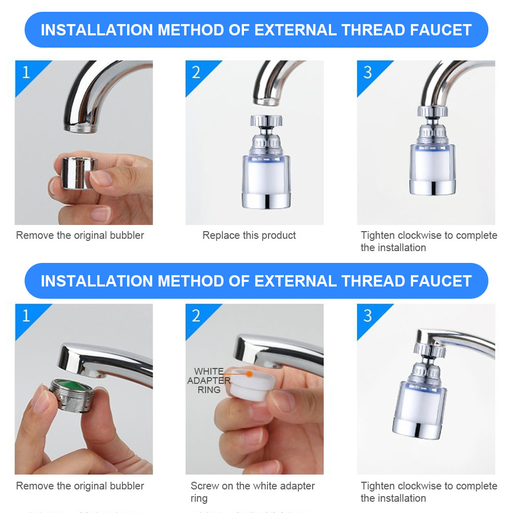 1-5Set Faucet Water Filter Ele - огляд і ціна Home Bathroom Water Filter