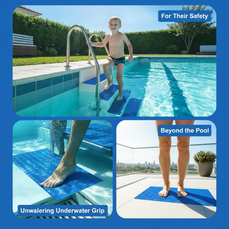 (Non-slip Pool Step Pad Swimmi - огляд і ціна Jet Home Bathroom Mats