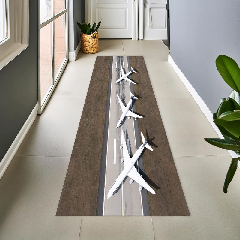 Airport Runway Jet Airplane Av - огляд і ціна Jet Home Bathroom Mats
