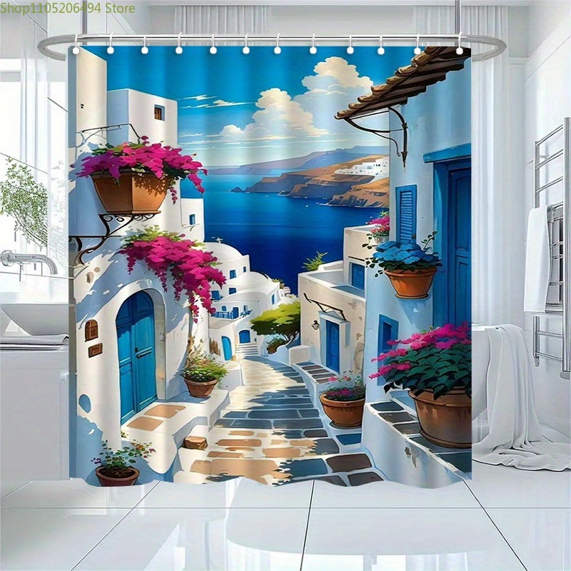 Santorini Greek Island Shower  - огляд і ціна Home Bathroom Design Ideas