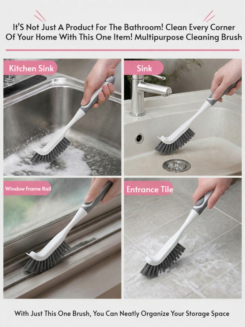 Scrub Brush Set with Hard Bris - огляд і ціна Home Bathroom Cleaner
